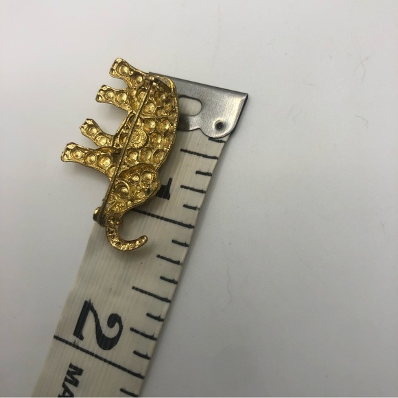 X3 Vtg Elephant Brooch Bundle x1 Silver atone x2 Gold Tone - Picture 6 of 6